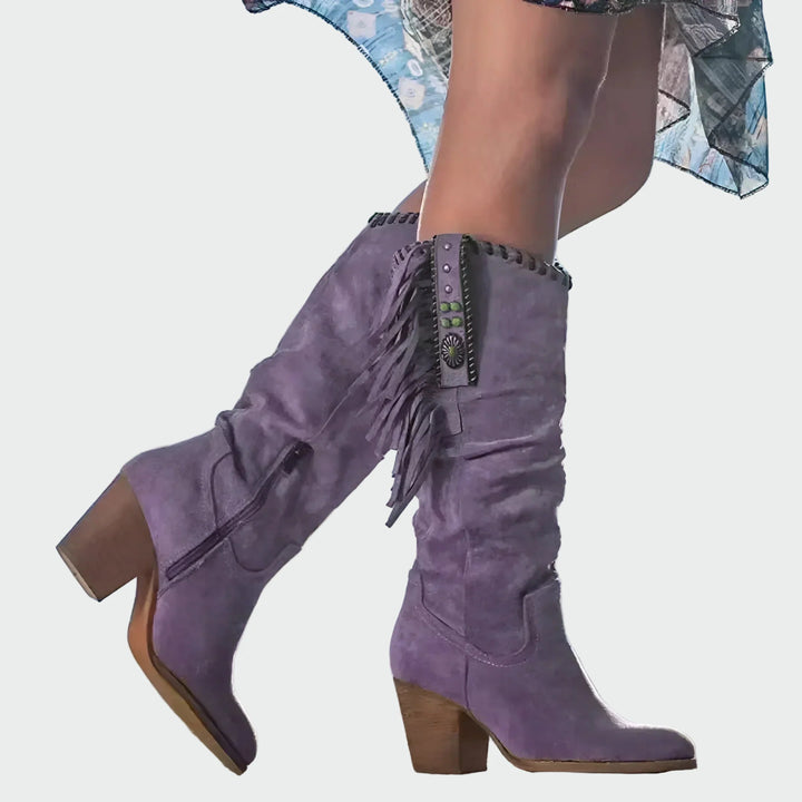 Valeria – Boho-Western Cowboy-saappaat