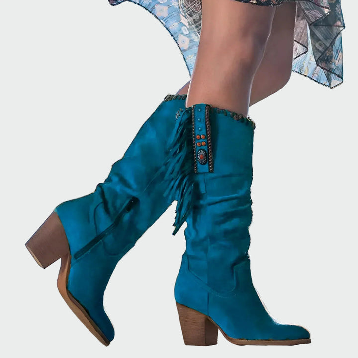 Valeria – Boho-Western Cowboy-saappaat