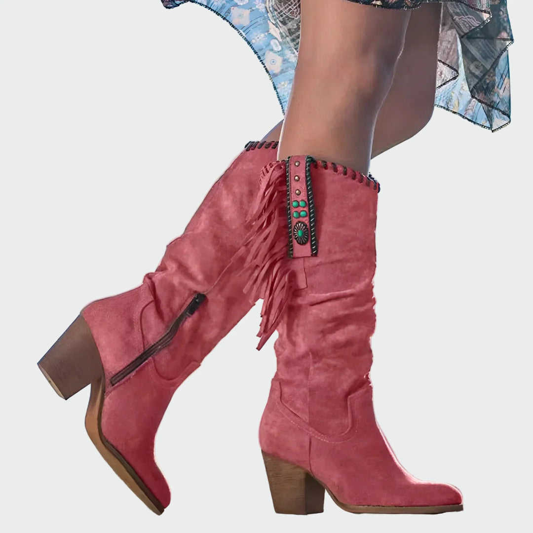 Valeria – Boho-Western Cowboy-saappaat