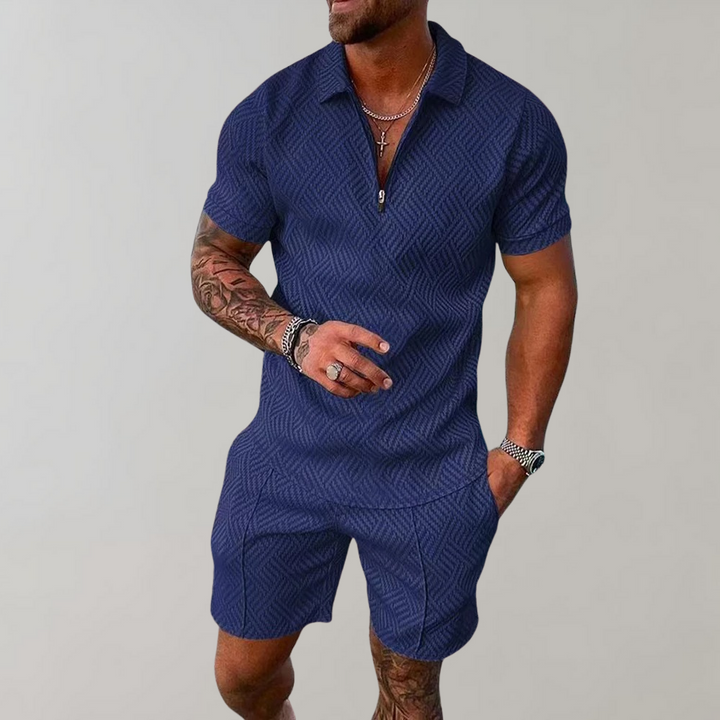 Lenz – Rakenteellinen shorts-asuste vetoketjulla