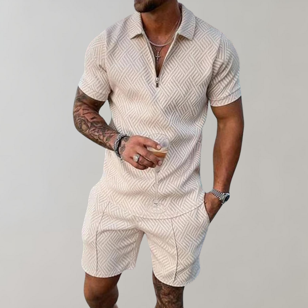 Lenz – Rakenteellinen shorts-asuste vetoketjulla