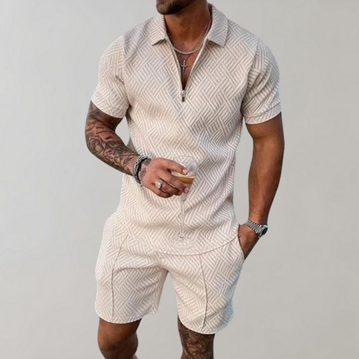 Lenz – Rakenteellinen shorts-asuste vetoketjulla