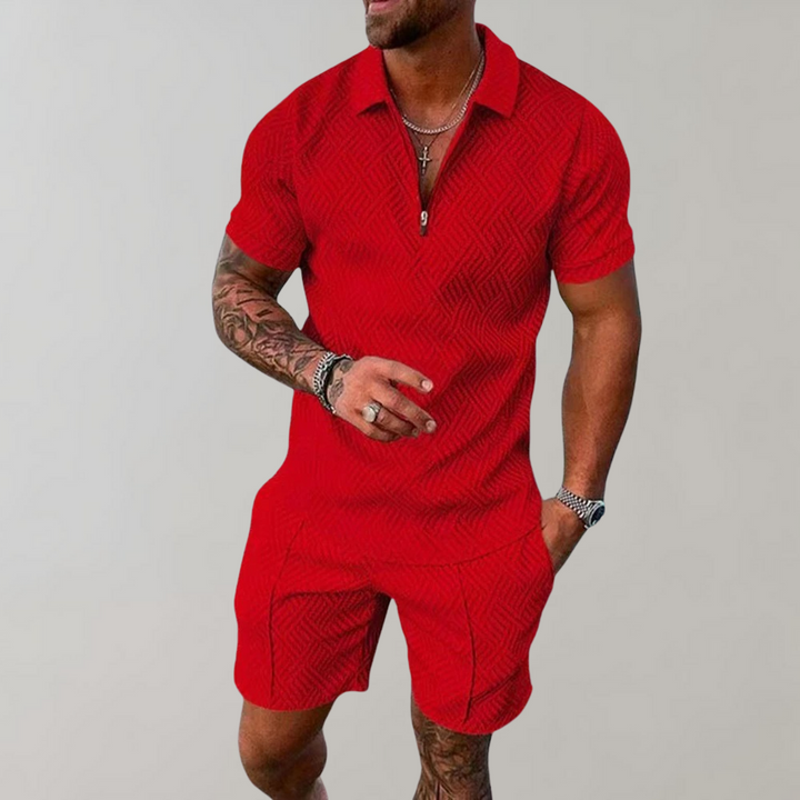 Lenz – Rakenteellinen shorts-asuste vetoketjulla