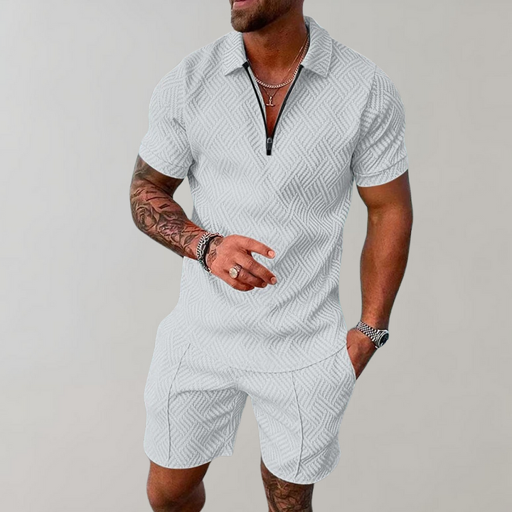 Lenz – Rakenteellinen shorts-asuste vetoketjulla