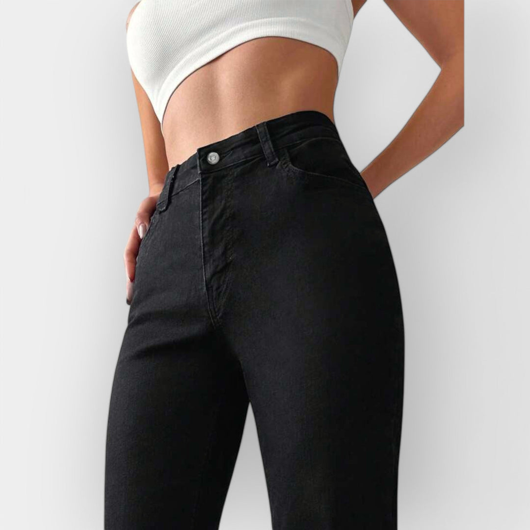 Bootcut Farkut Korkealla Vyötäröllä