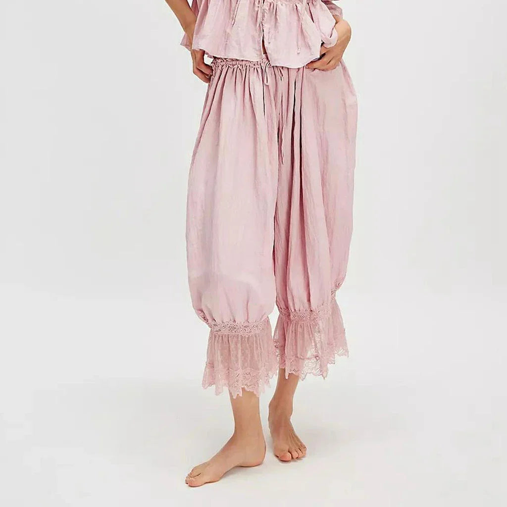 Boho-housut pitsiyksityiskohdilla