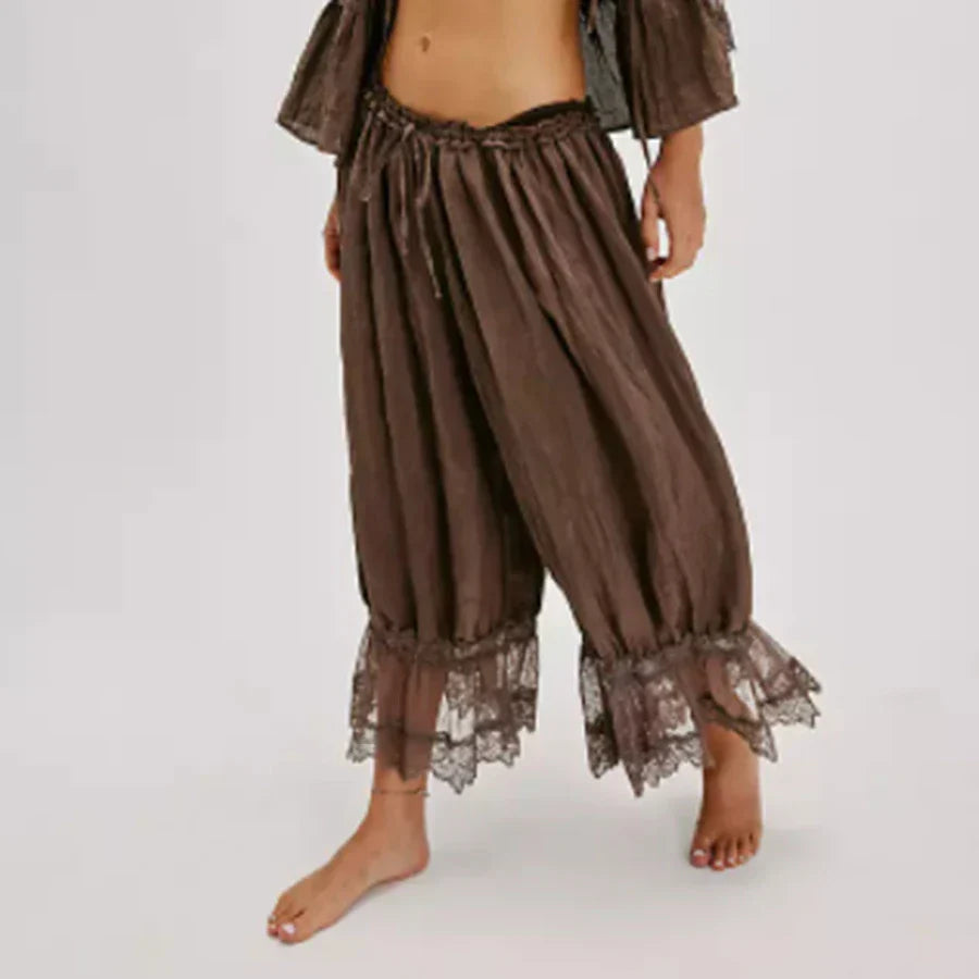 Boho-housut pitsiyksityiskohdilla