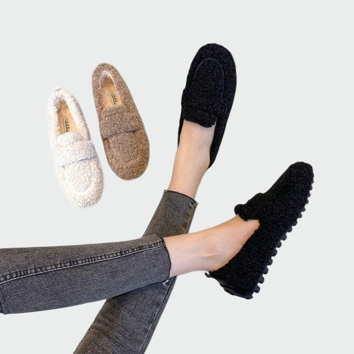 Tyylikkäät lämpimät slip-on kengät