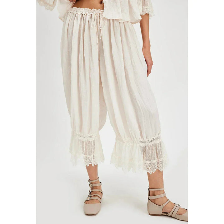 Boho-housut pitsiyksityiskohdilla