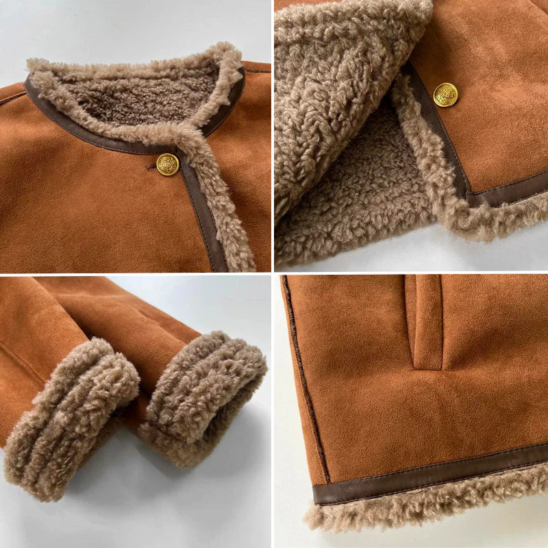 Terhild – Shearling-vuorattu takki