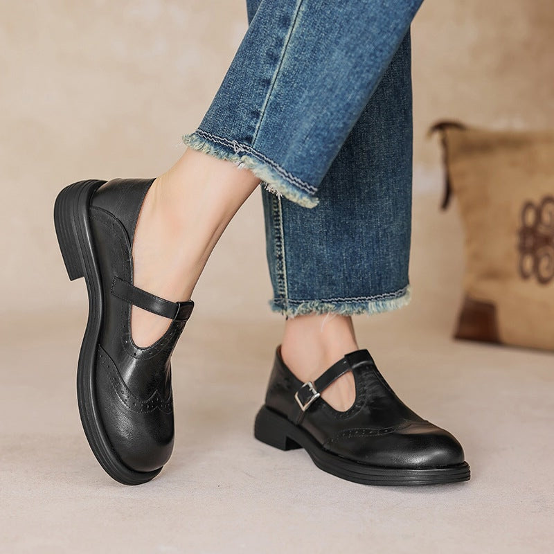 VELDA | Elegantit nahkaiset Mary Janes