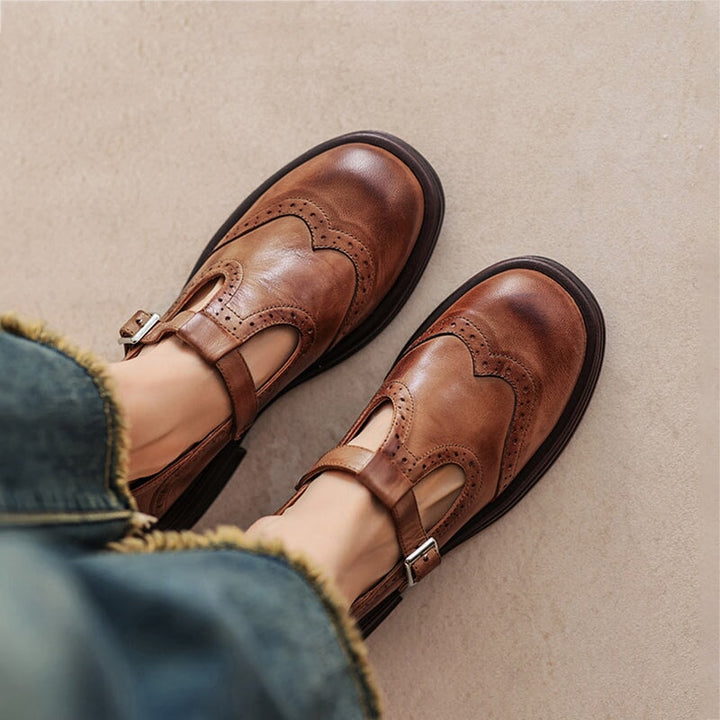 VELDA | Elegantit nahkaiset Mary Janes