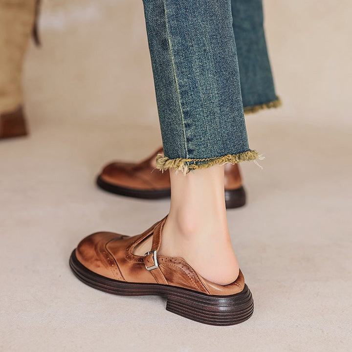 VELDA | Elegantit nahkaiset Mary Janes