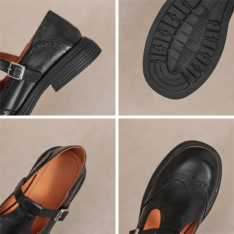 VELDA | Elegantit nahkaiset Mary Janes