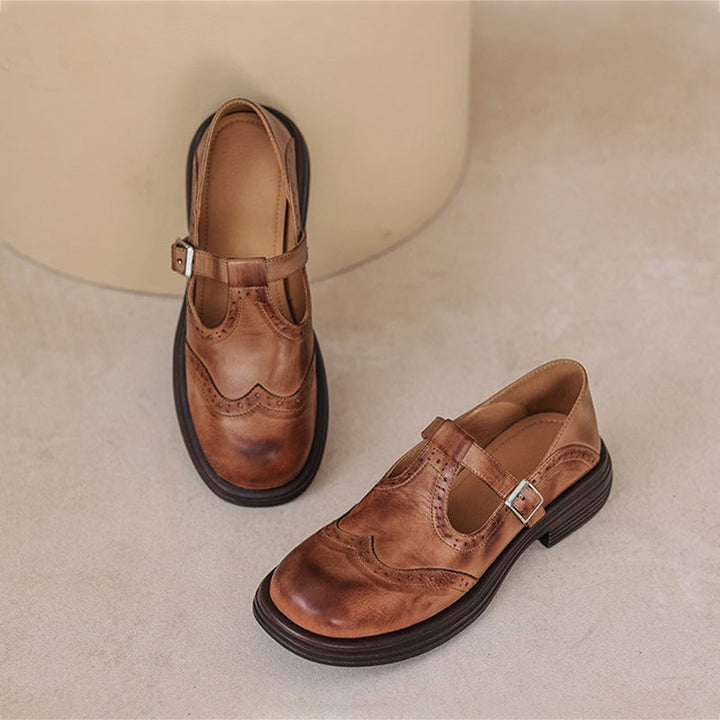 VELDA | Elegantit nahkaiset Mary Janes