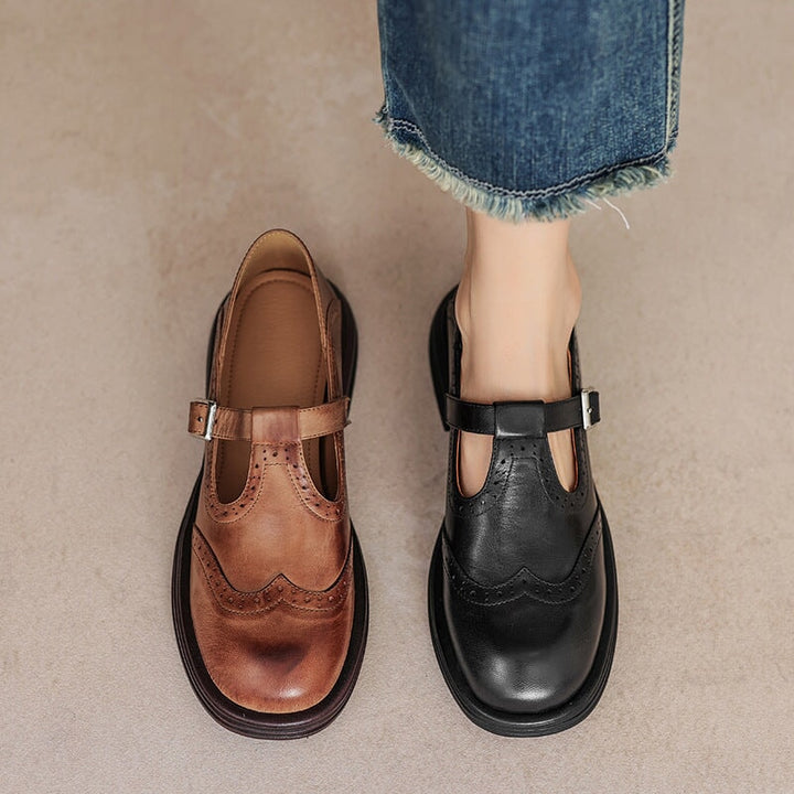 VELDA | Elegantit nahkaiset Mary Janes